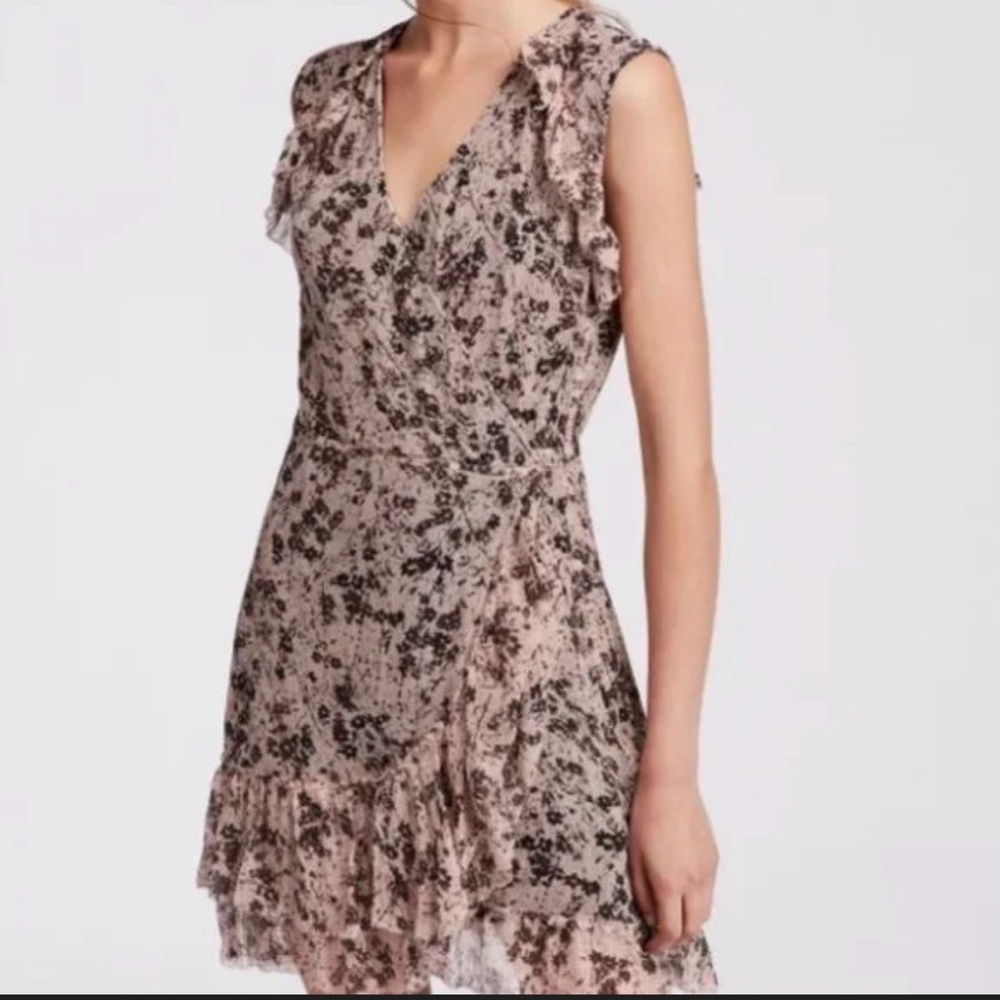 Priya Petal Dress (also known as the Priya Petal Wrap Dress) by AllSaints size s